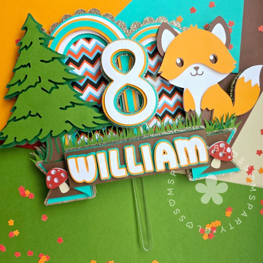 Cake Topper Petit Renard