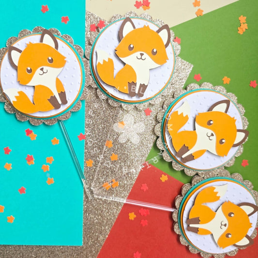 Cupcakes Topper Petit Renard
